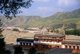 China: The view from the Grand Gold Tile Temple Hall across Labrang Monastery, Xiahe, Gansu province